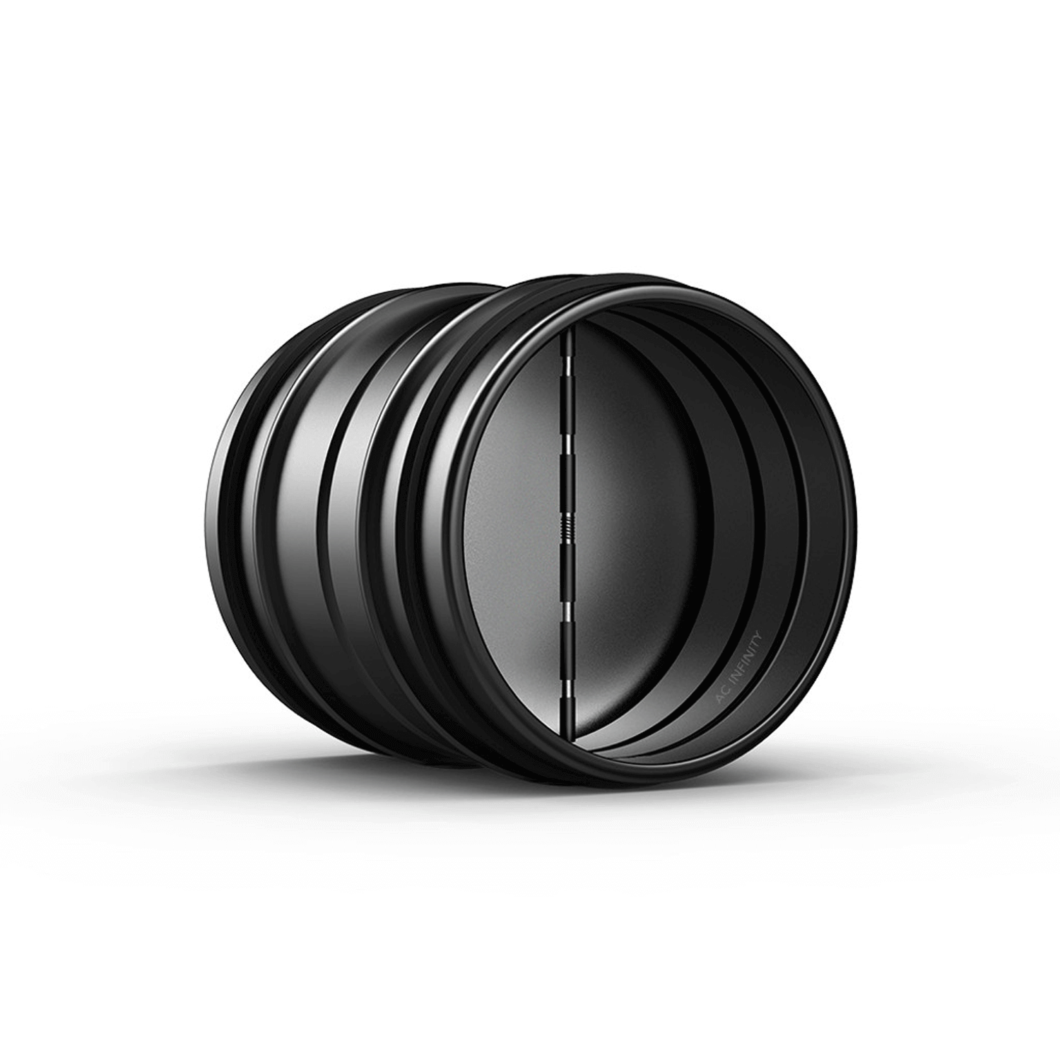 AC Infinity Backdraft Damper Ducting Insert 4 Inch Black Galvanized ac-infinity-backdraft-damper-ducting-insert-4-inch-black-galvanized