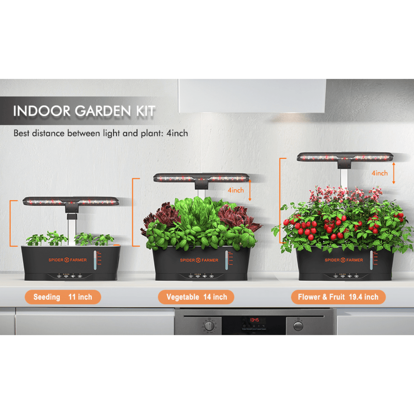 Spider Farmer Hydroponics Growing System | SPIDER-SF-smartG12 | Grow Tents Depot | Planting & Watering | 6973280379095