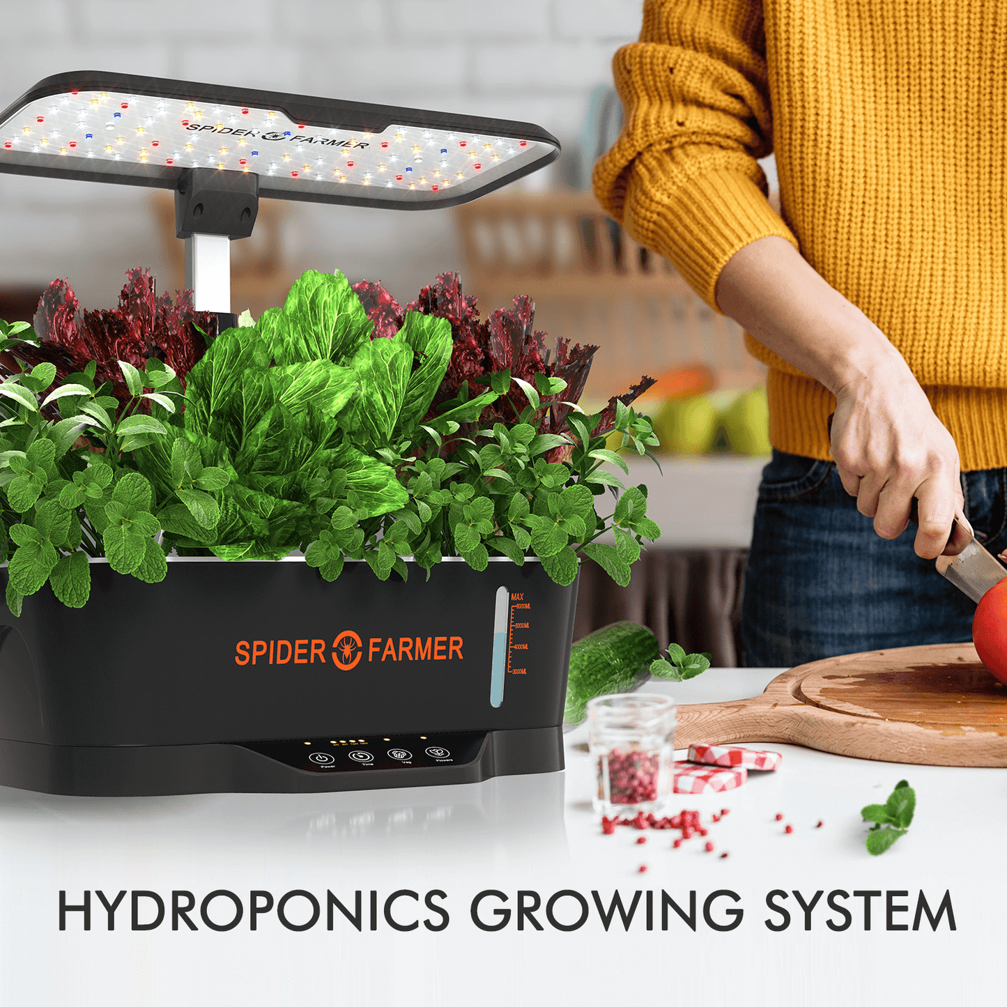 Spider Farmer Hydroponics Growing System | SPIDER-SF-smartG12 | Grow Tents Depot | Planting & Watering | 6973280379095