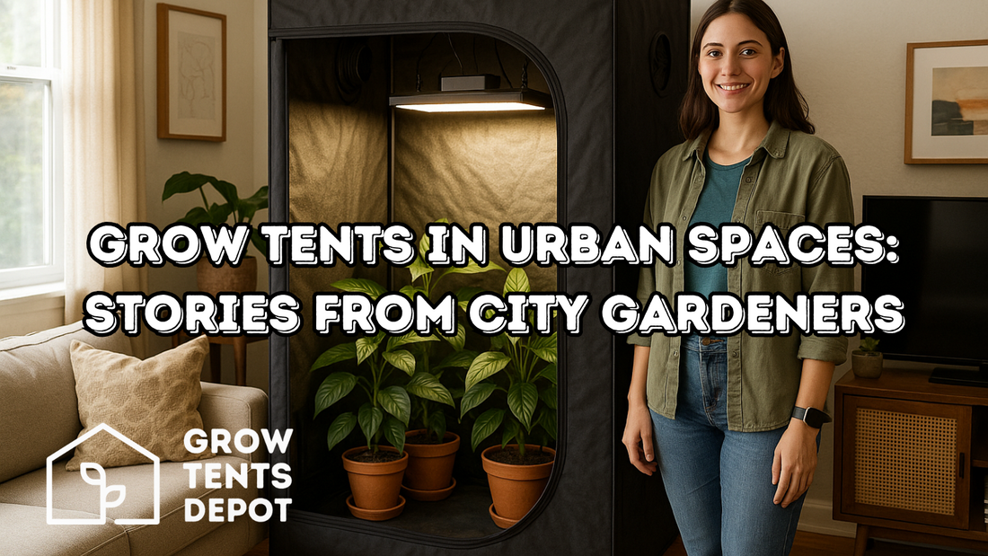 Grow Tents in Urban Spaces: Stories from City Gardeners