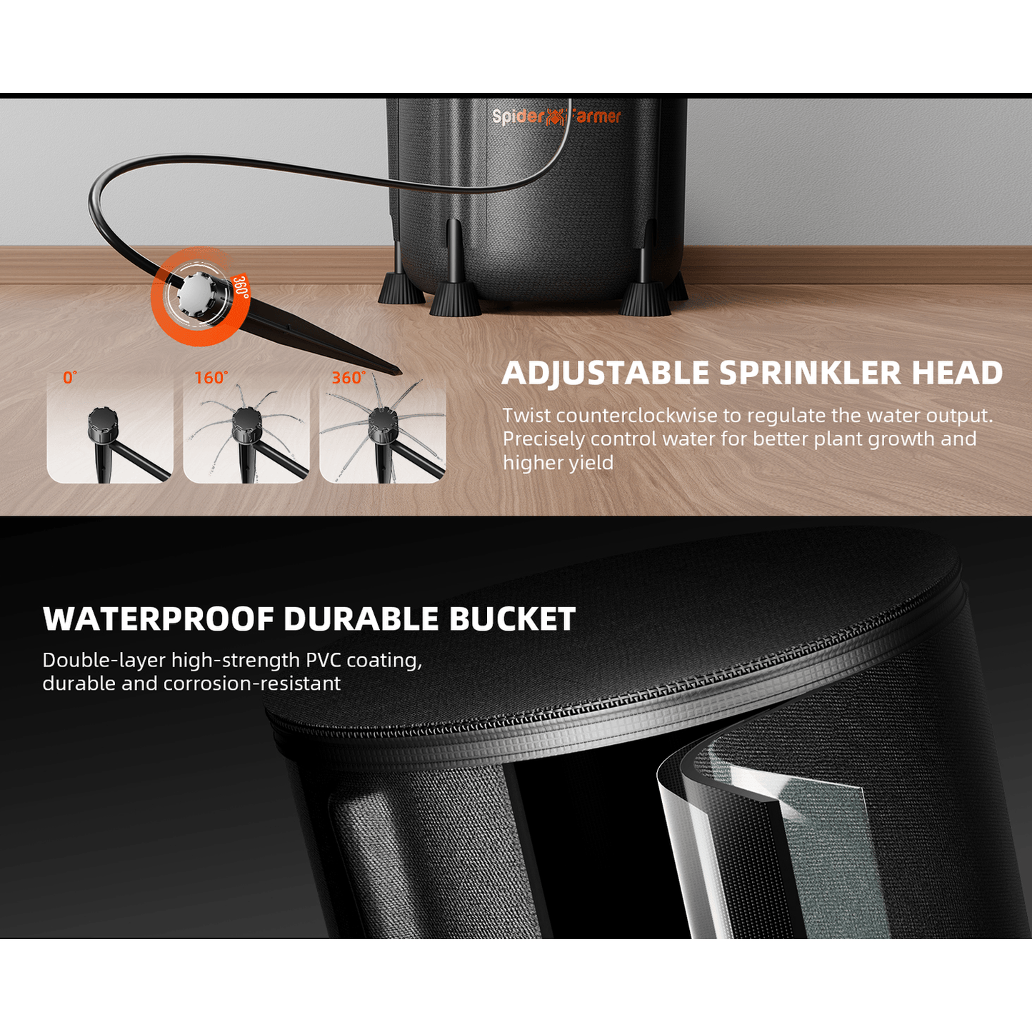 Spider Farmer Automatic Drip Irrigation System w/ Water Pump & 8 Drip product image 10