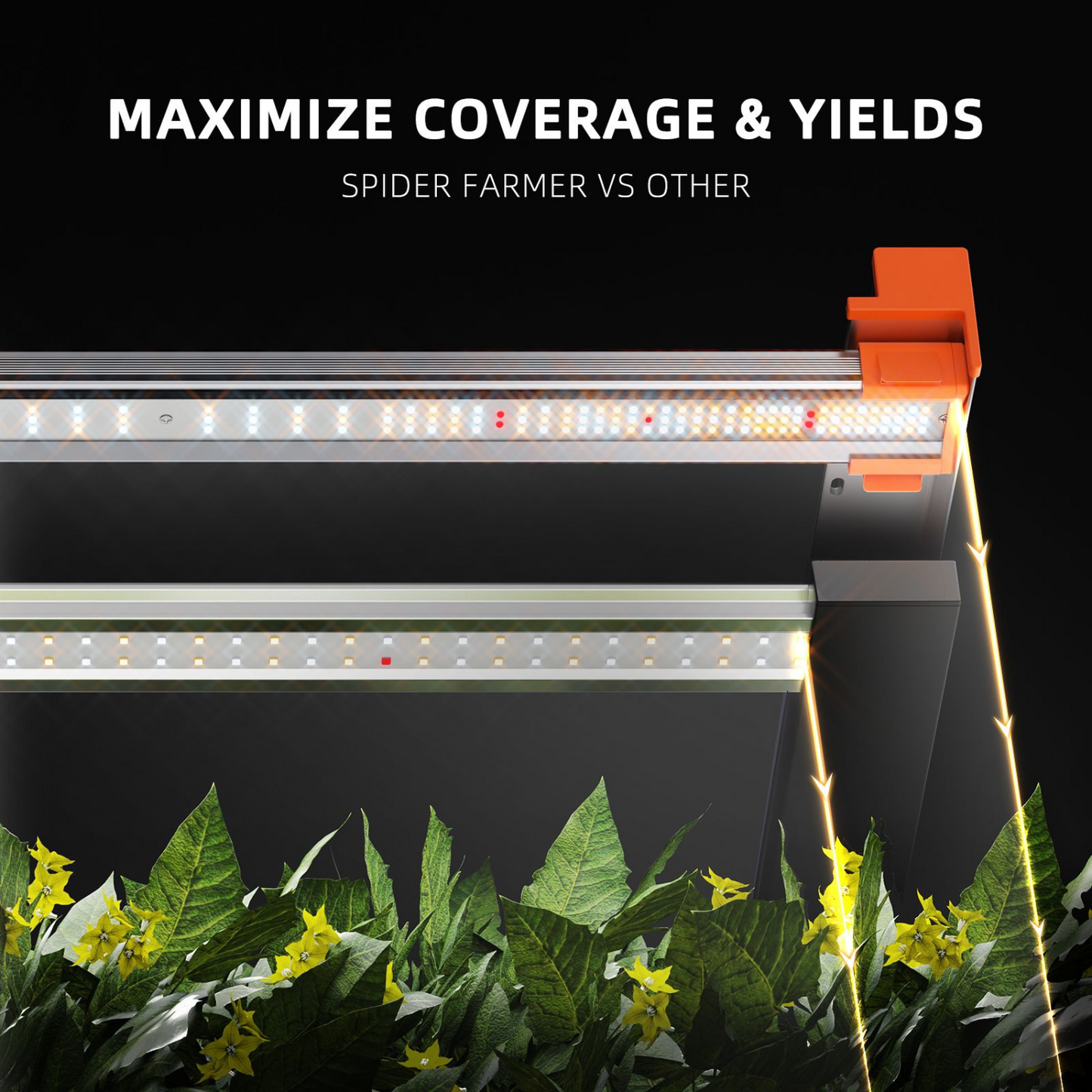 Spider Farmer G3000 300W Dimmable Full Spectrum LED Grow Light