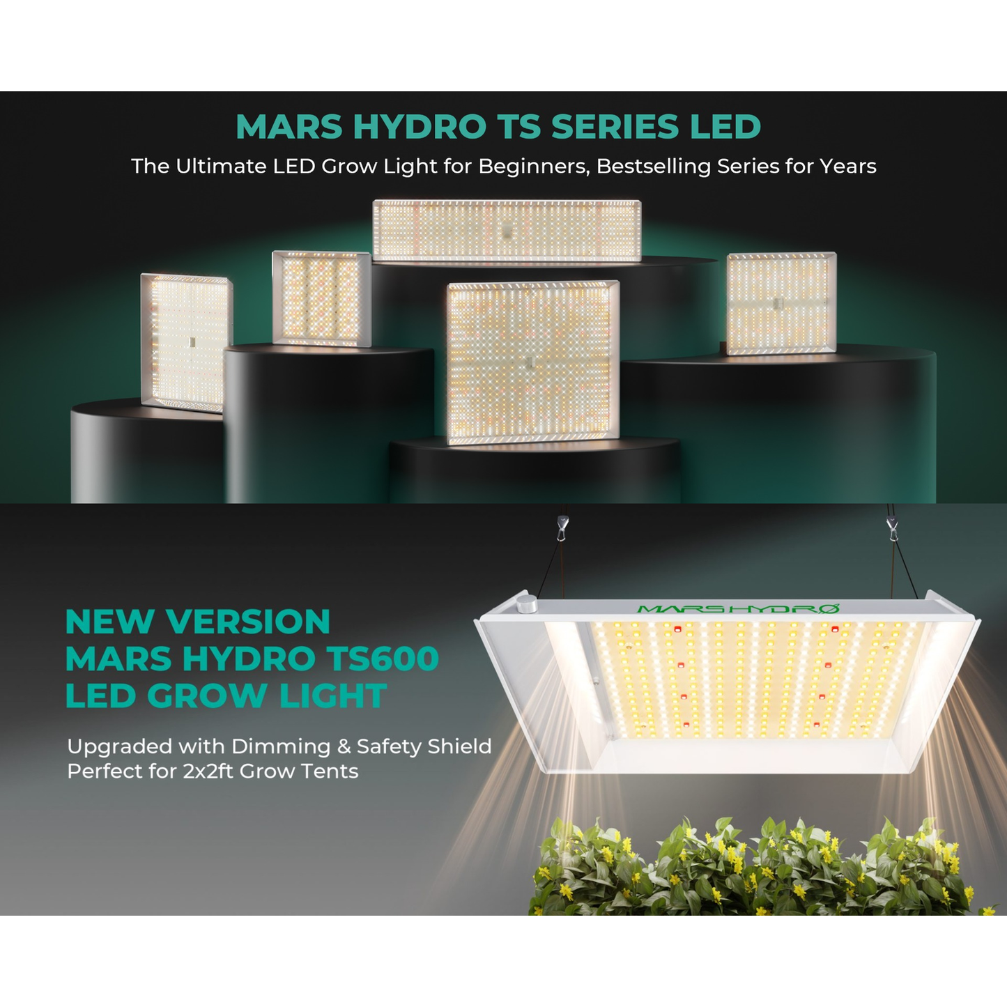 Mars Hydro TS 600 100W Full Spectrum LED Grow Light product image 13