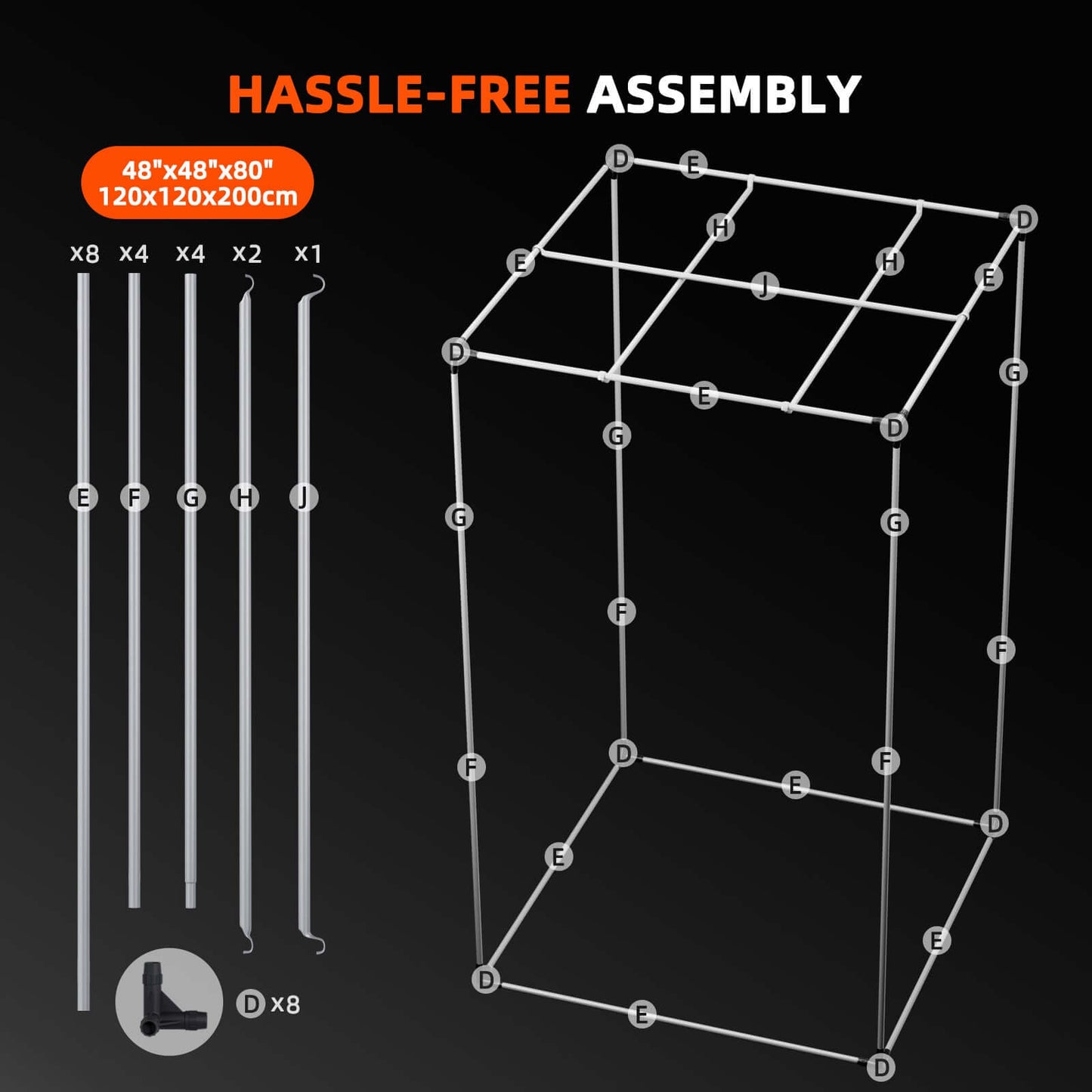 Spider Farmer G5000 LED Grow Light + 4' x 4' Grow Tent + 6" Inline Fan product image 14