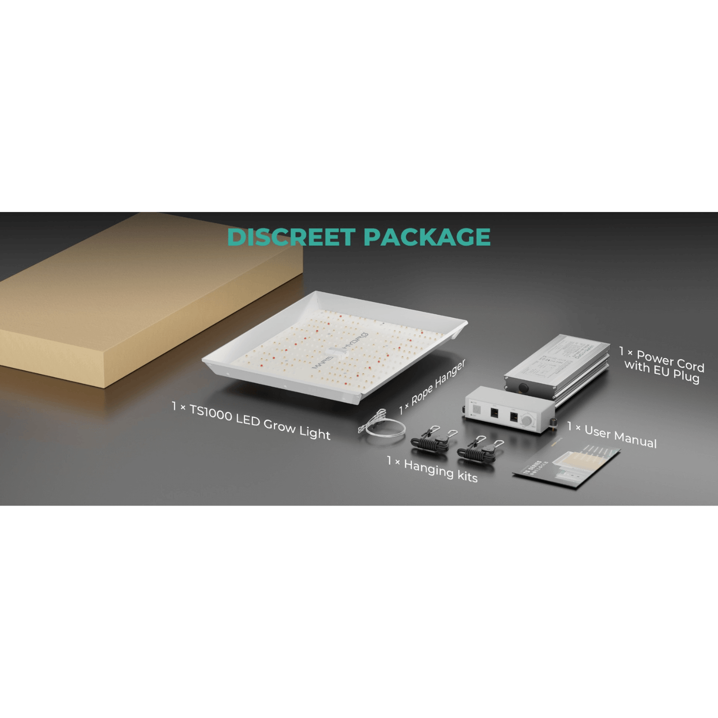 Mars Hydro TS 1000 150W Dimmable Full Spectrum LED Grow Light