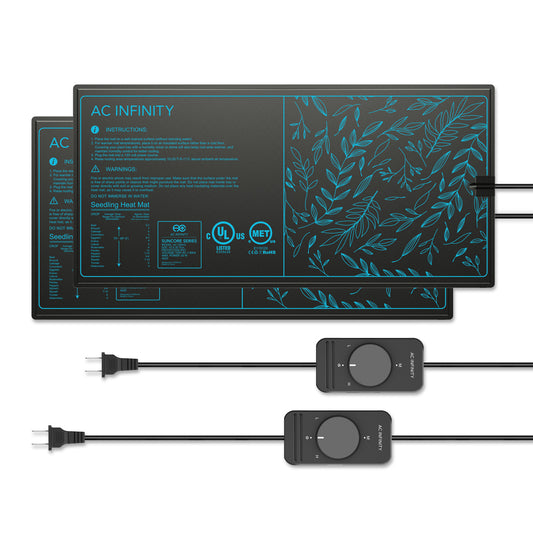AC Infinity SUNCORE A3X2 Dual Seedling Heat Mats w/ Heat Controller product image 1