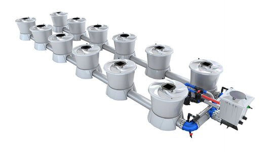 ALIEN Hydroponics V-SYSTEM 12 Pot 2 Row Kit