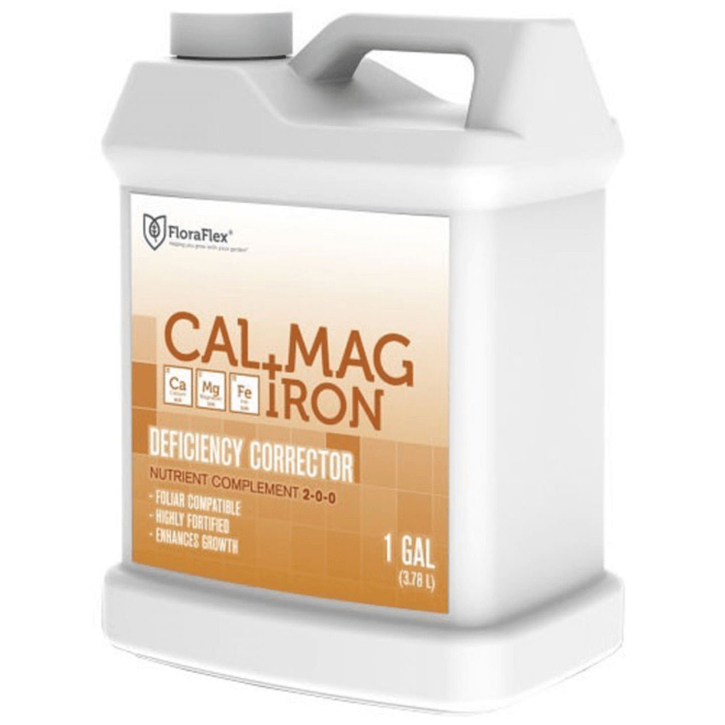 FloraFlex Cal + Mag + Iron Nutrients 1 Gallon Bottle for Plant Growth & Deficiency Correction