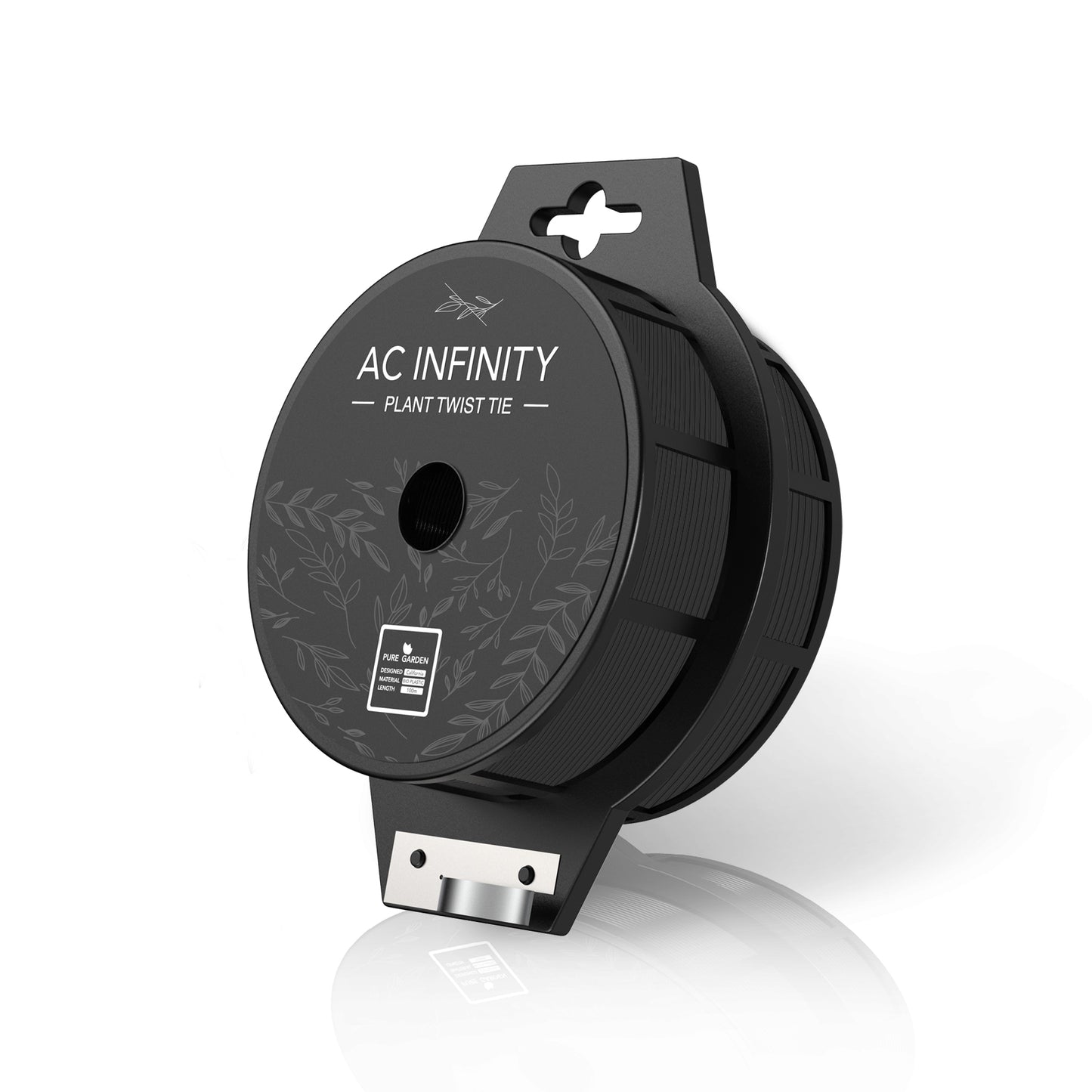 AC Infinity Black Twist Ties w/ Built-In Cutter 100m product image 1