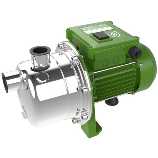 FloraFlex Inline Pump 1/2 HP for hydroponics and irrigation systems, offering reliability and efficiency with bulk discount options.