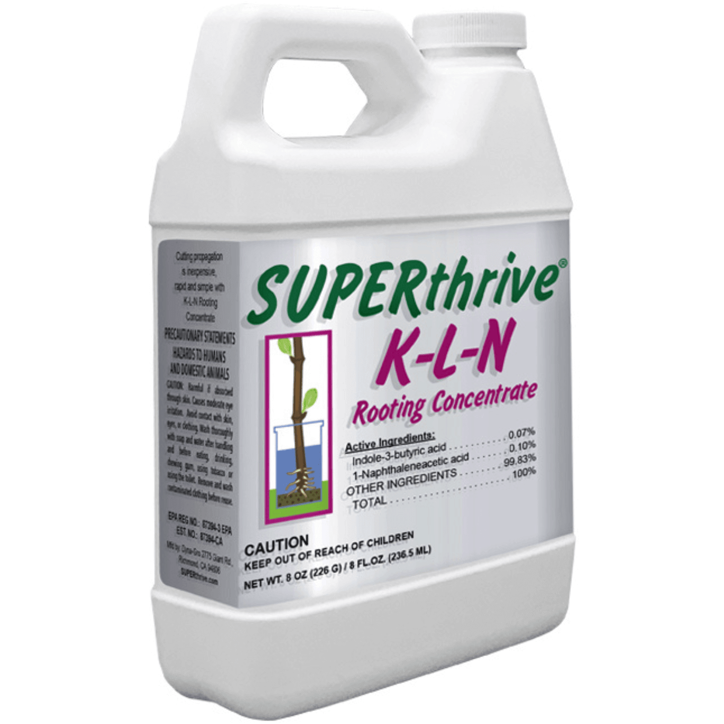 "Dyna-Gro SUPERthrive K-L-N Rooting Concentrate 1 Quart Bottle for Plant Growth"