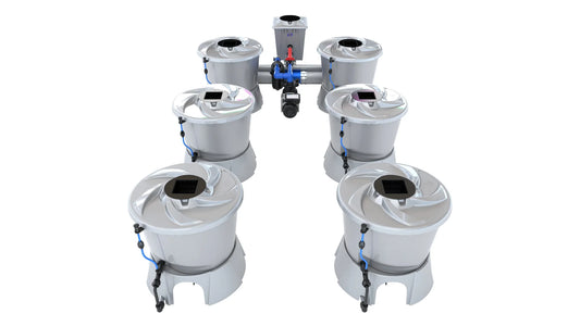 ALIEN Hydroponics V-SYSTEM 6 Pot 2 Row Kit