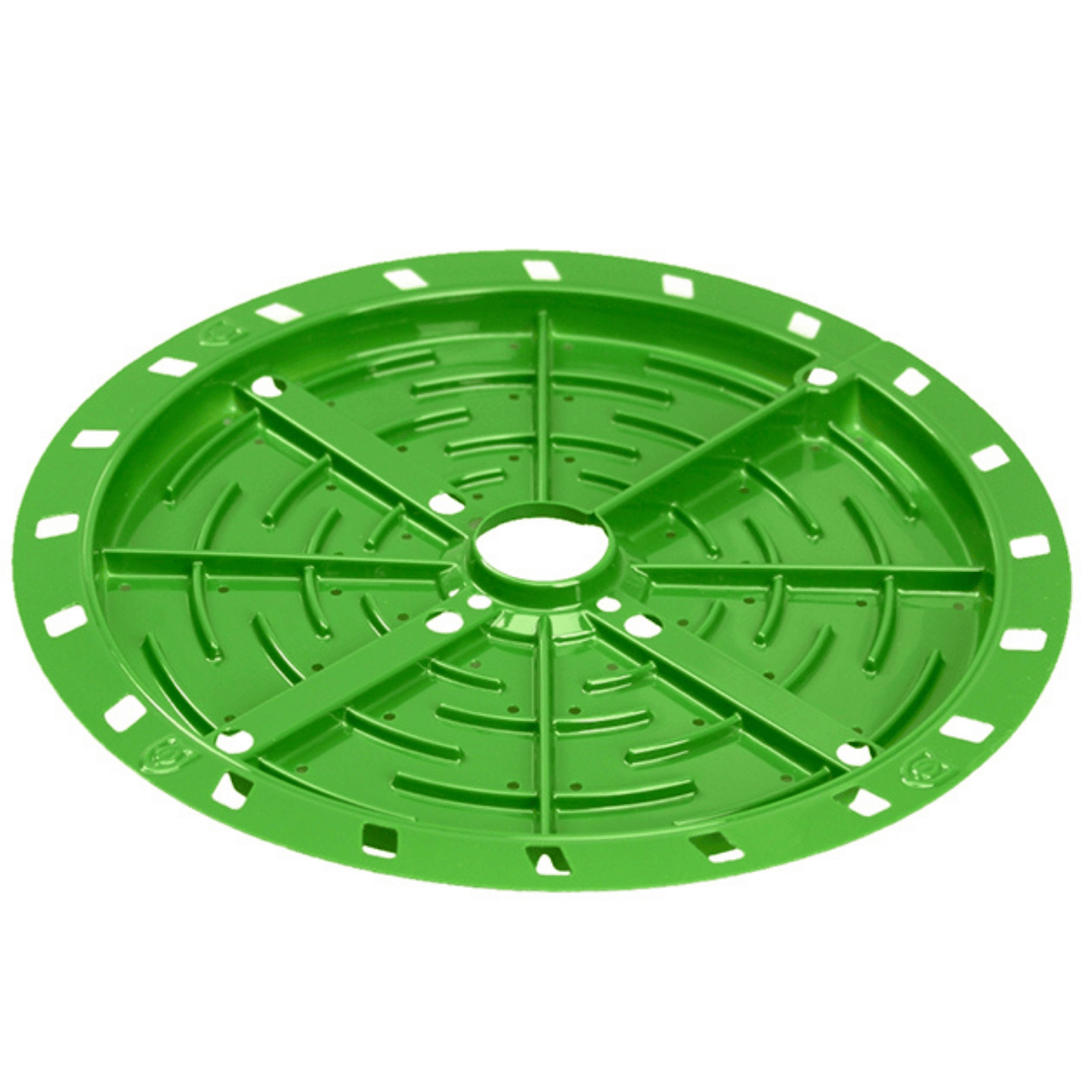 FloraFlex 9" to 10.5" Matrix Green Disc - 12 Pack for Efficient Hydroponic Gardening