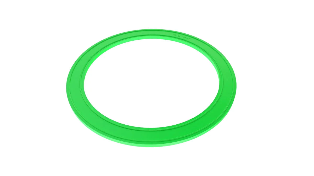 ALIEN Hydroponics Washer 5" Green Silicone product image 1