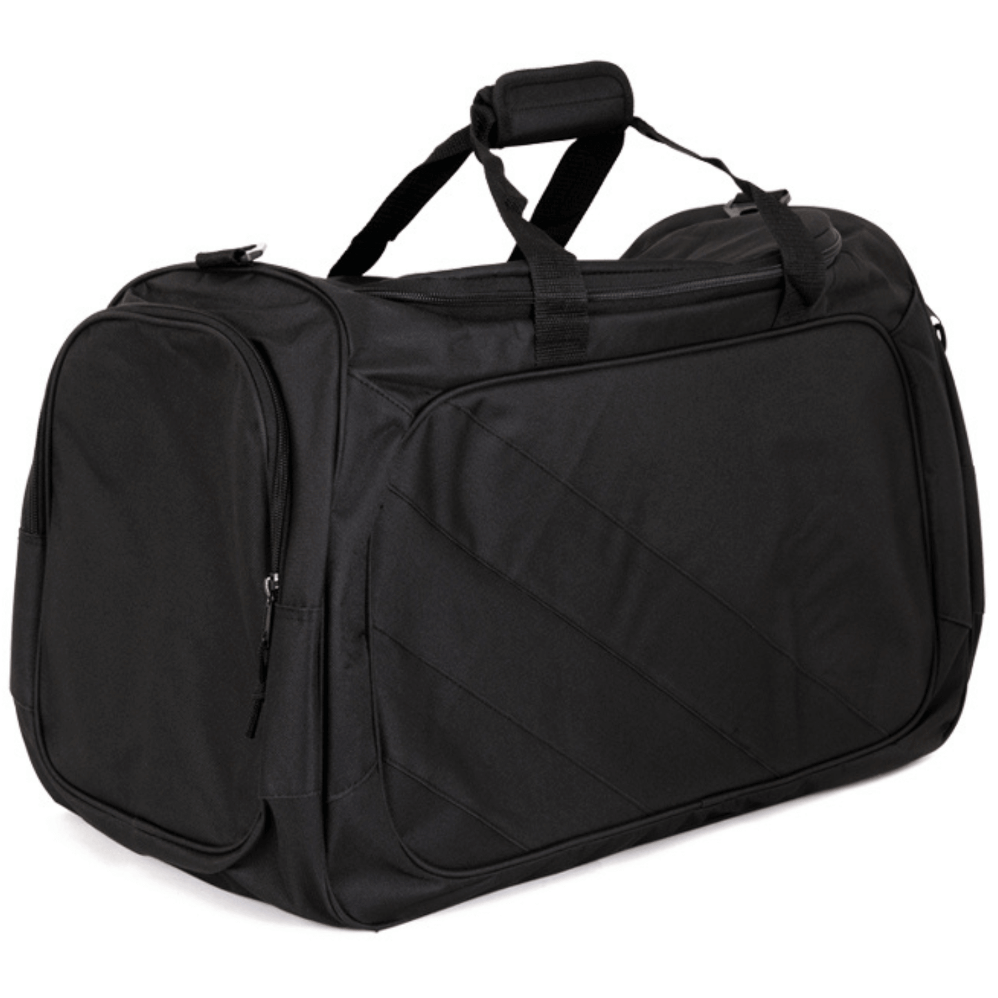 Funk Fighter L DAILY Gym Bag in black with multiple compartments, perfect for fitness enthusiasts at an unbeatable price guarantee.