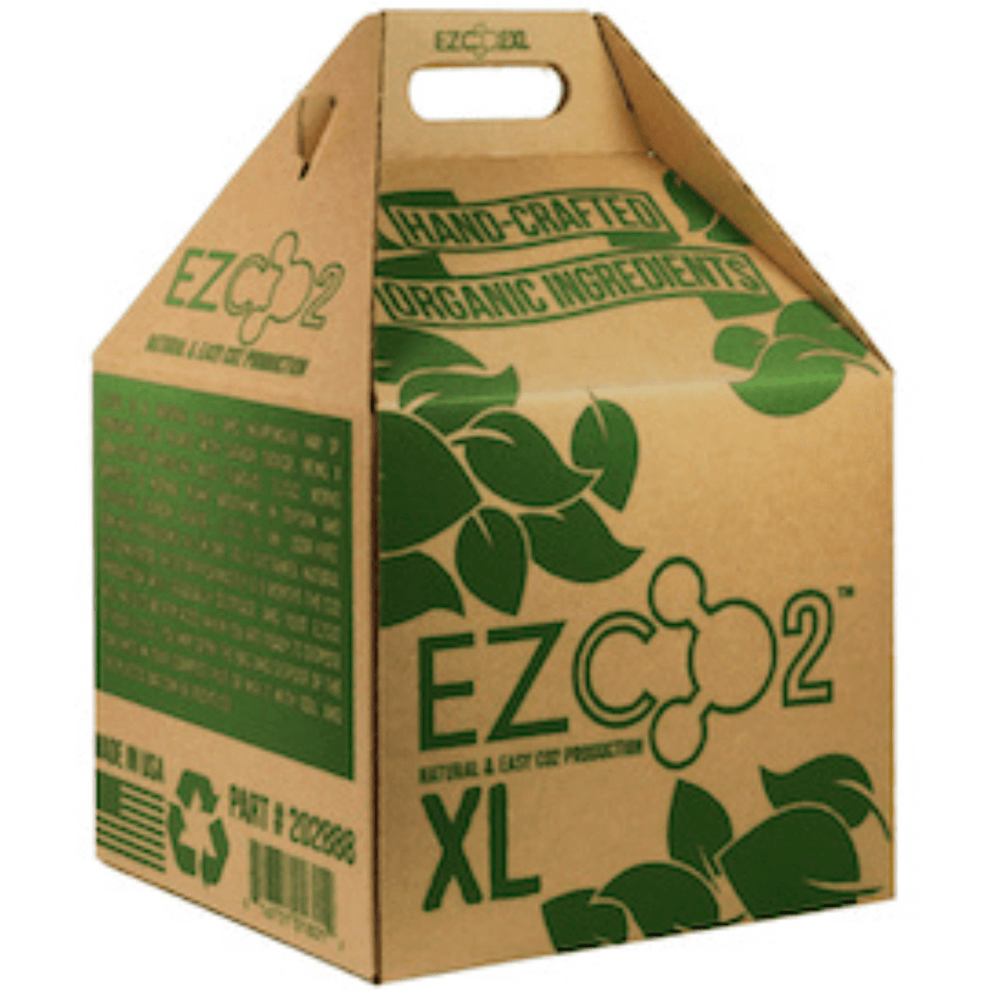 EZ CO2 XL Mushroom Bag for Natural CO2 Production with Organic Ingredients