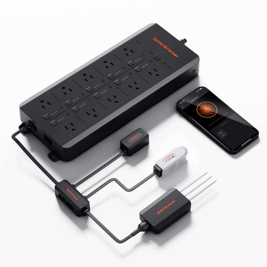 Spider Farmer GGS AC10 Power Strip w/ 10 Outlets & Temperature product image 1