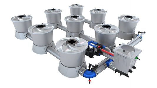 ALIEN Hydroponics V-SYSTEM 9 Pot 3 Row Kit