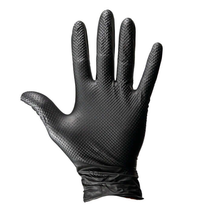 Dirt Defense 6mil Diamond Grip Nitrile Gloves Medium 100 Pack