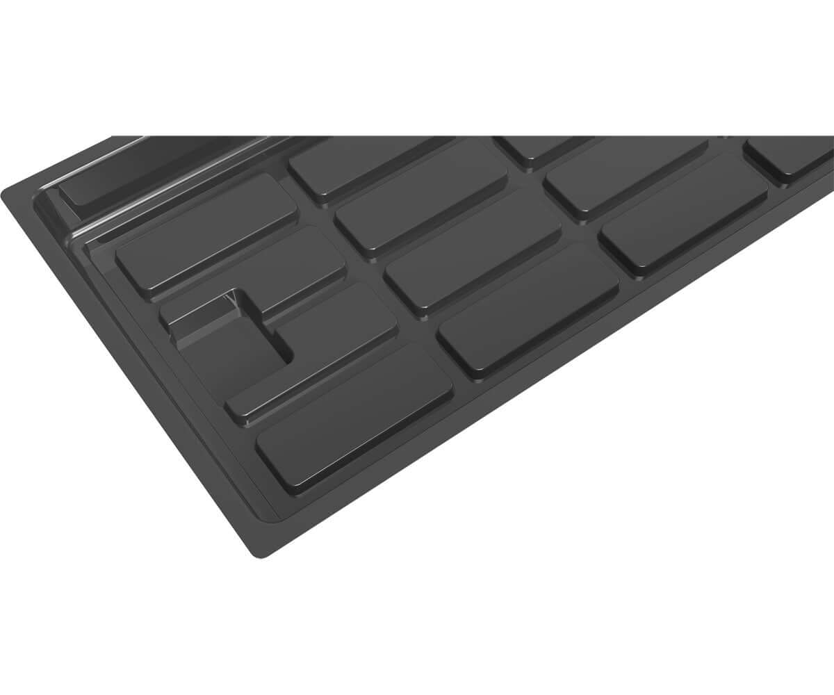 Active Aqua 2.0 Low Rise Tray Black 2'x8' (OD) product image 1