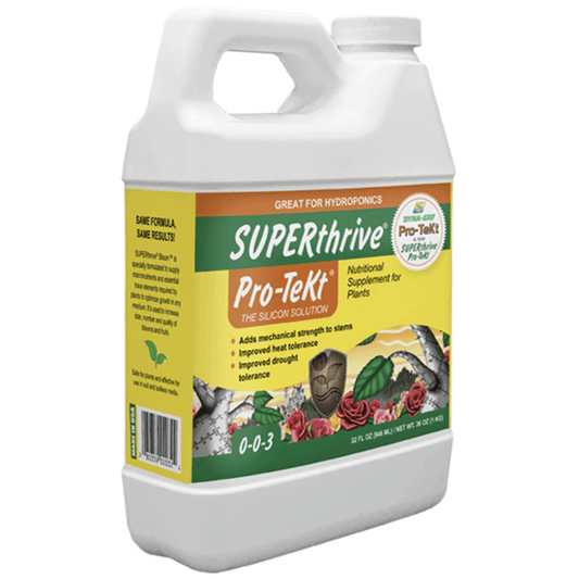 "Dyna-Gro SUPERthrive Pro-TeKt 1 Quart plant supplement for hydroponics and drought tolerance with silicon solution"