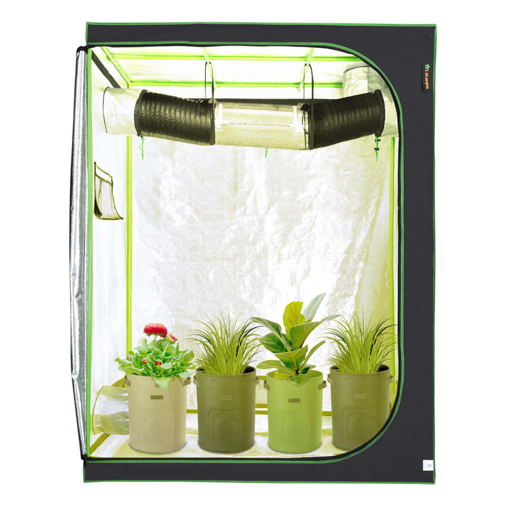 LAGarden Grow Tent 60"x32"x80" Reflective Indoor Hydroponic