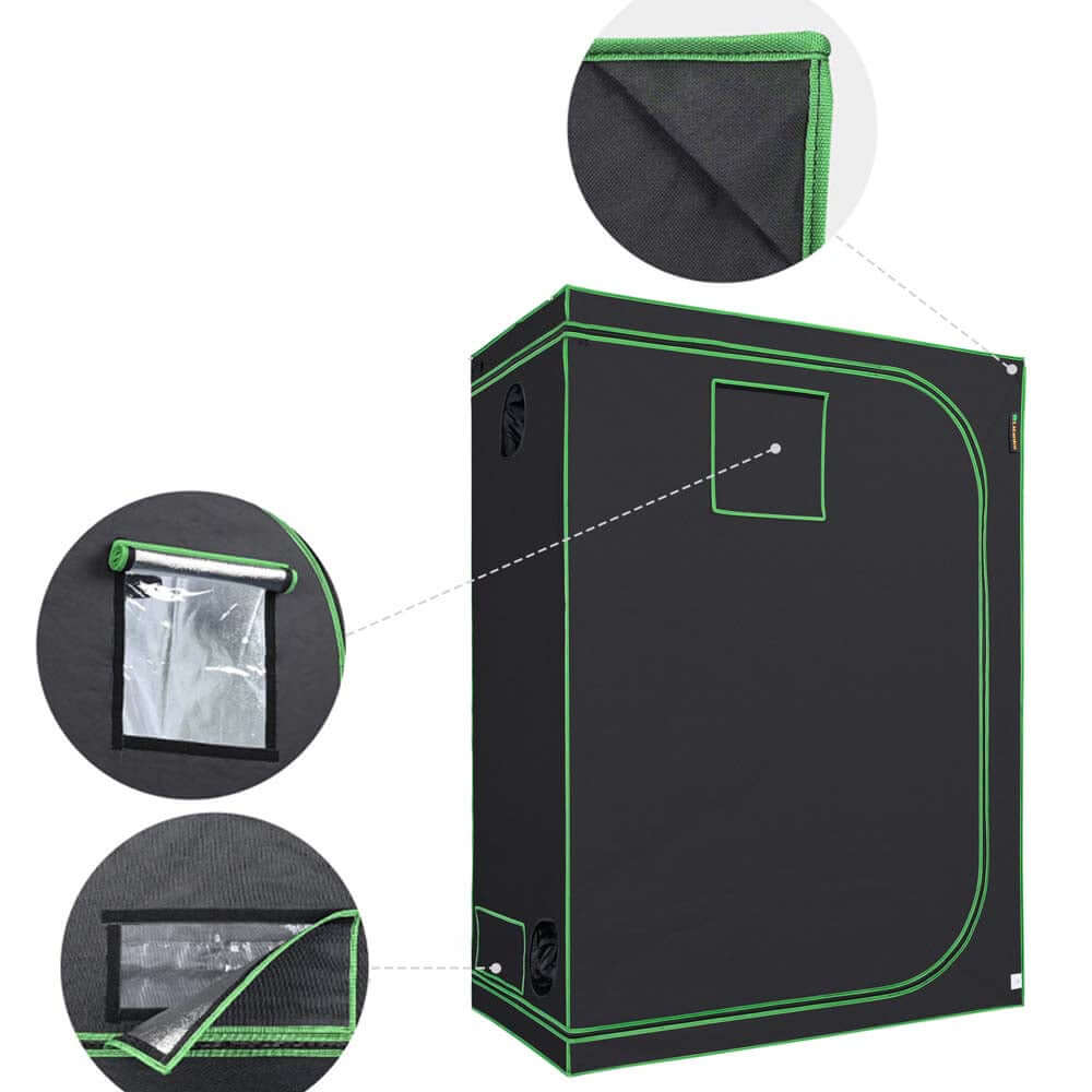 LAGarden Grow Tent 60"x32"x80" Reflective Indoor Hydroponic