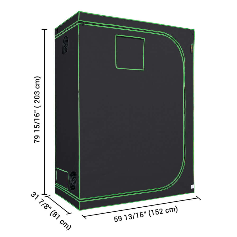 LAGarden Grow Tent 60"x32"x80" Reflective Indoor Hydroponic