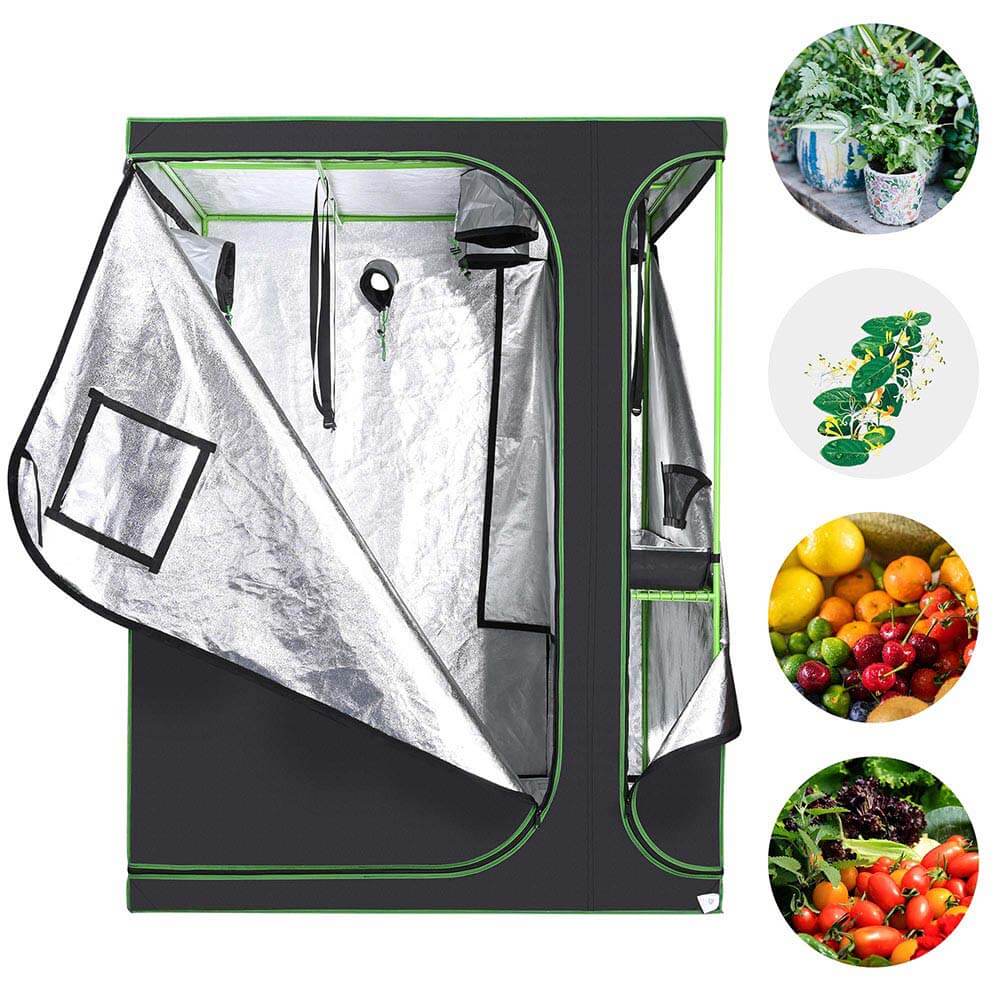 LAGarden Grow Tent 60"x48"x80" 2in1 Hydroponic Grow Room