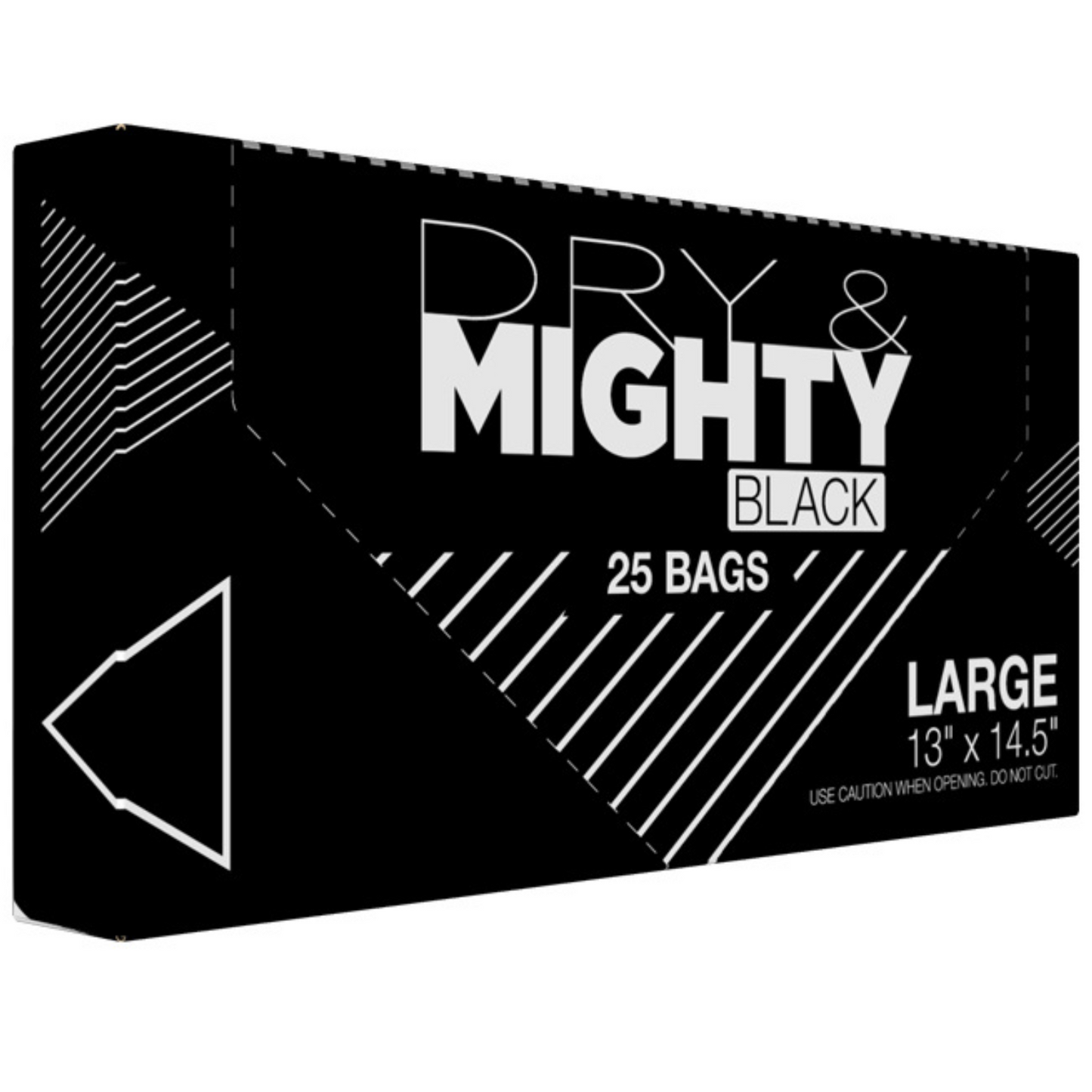 Dry & Mighty Black Bags Large 25 Pack