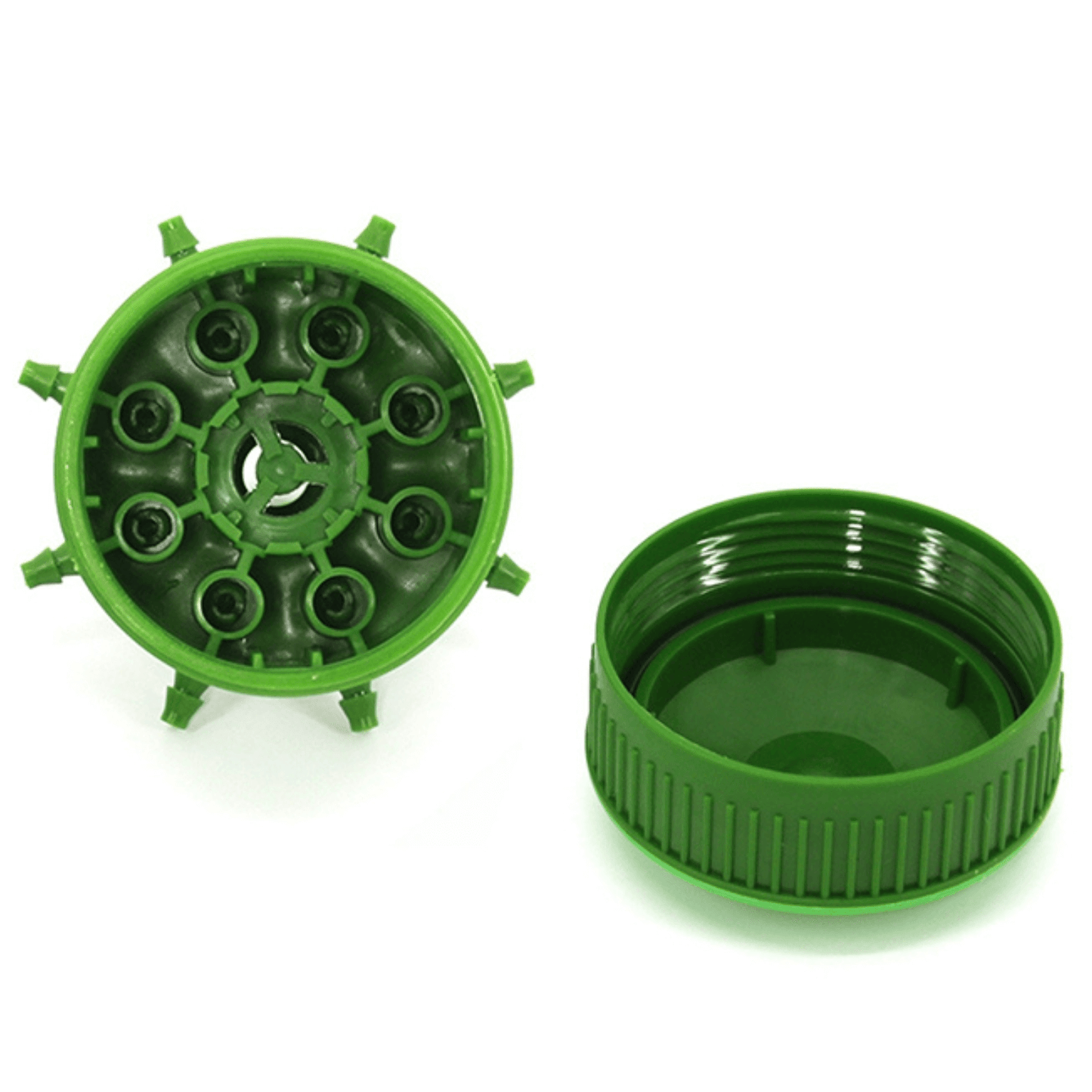 FloraFlex Open Flow Bubbler 8 outlet manifold for efficient plant watering and nutrient delivery.