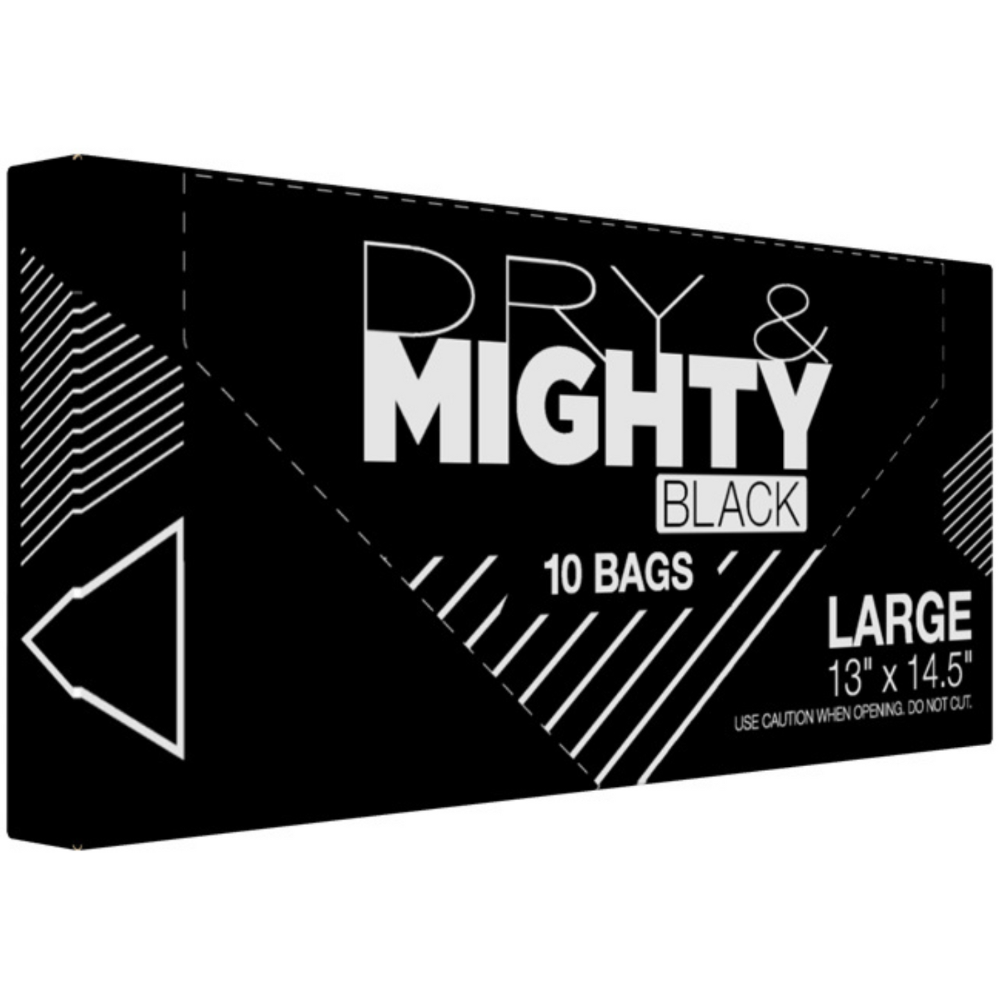 Dry & Mighty Black Bags Large 10 Pack