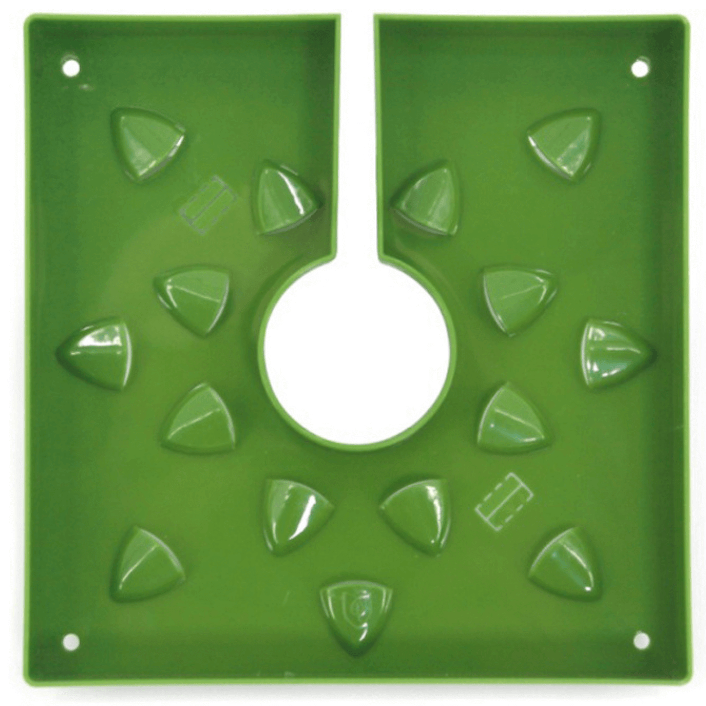 FloraFlex FloraCaps 6" x 6" top-feeding tool for rockwool cubes, reduces algae, improves flow rate and air movement in gardening.