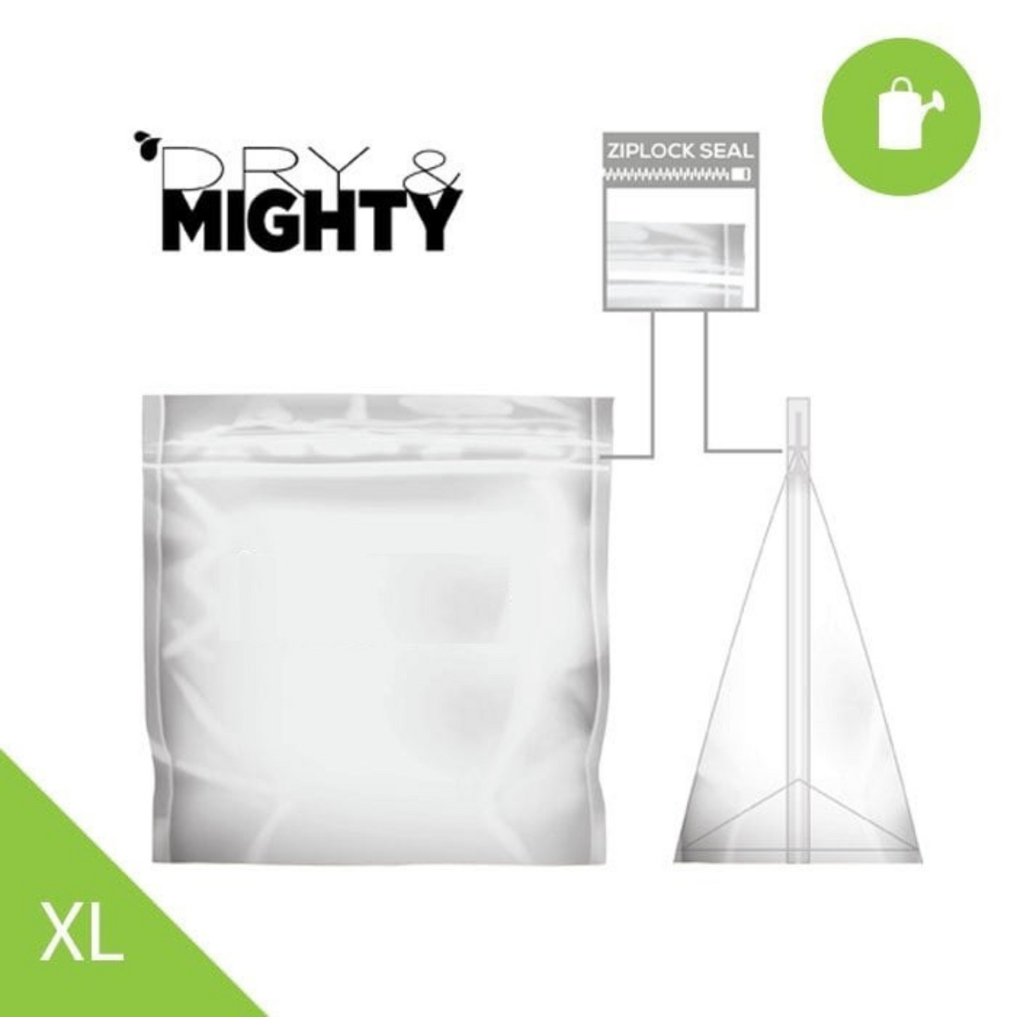 Dry & Mighty Bags XL 100 Pack - Unbranded