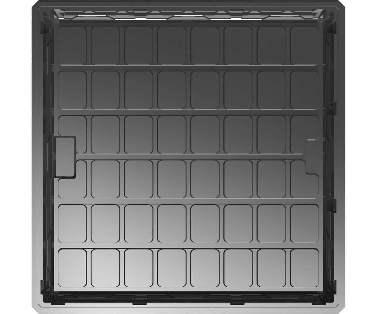 Active Aqua 2.0 Low Rise Tray Black 4'x4' (OD) product image 2