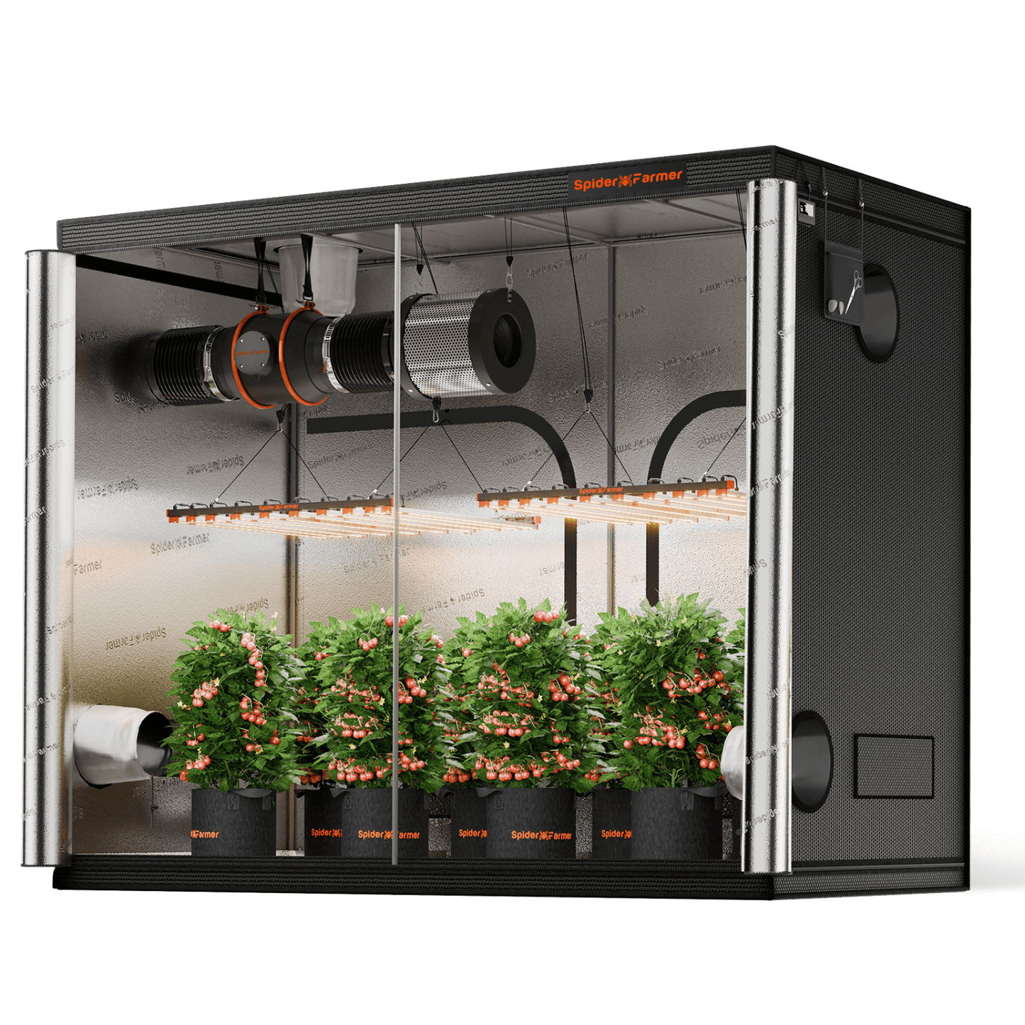 Spider Farmer 5' x 10' x 6' 8" (150 x 300 x 200 cm) Indoor Grow Tent