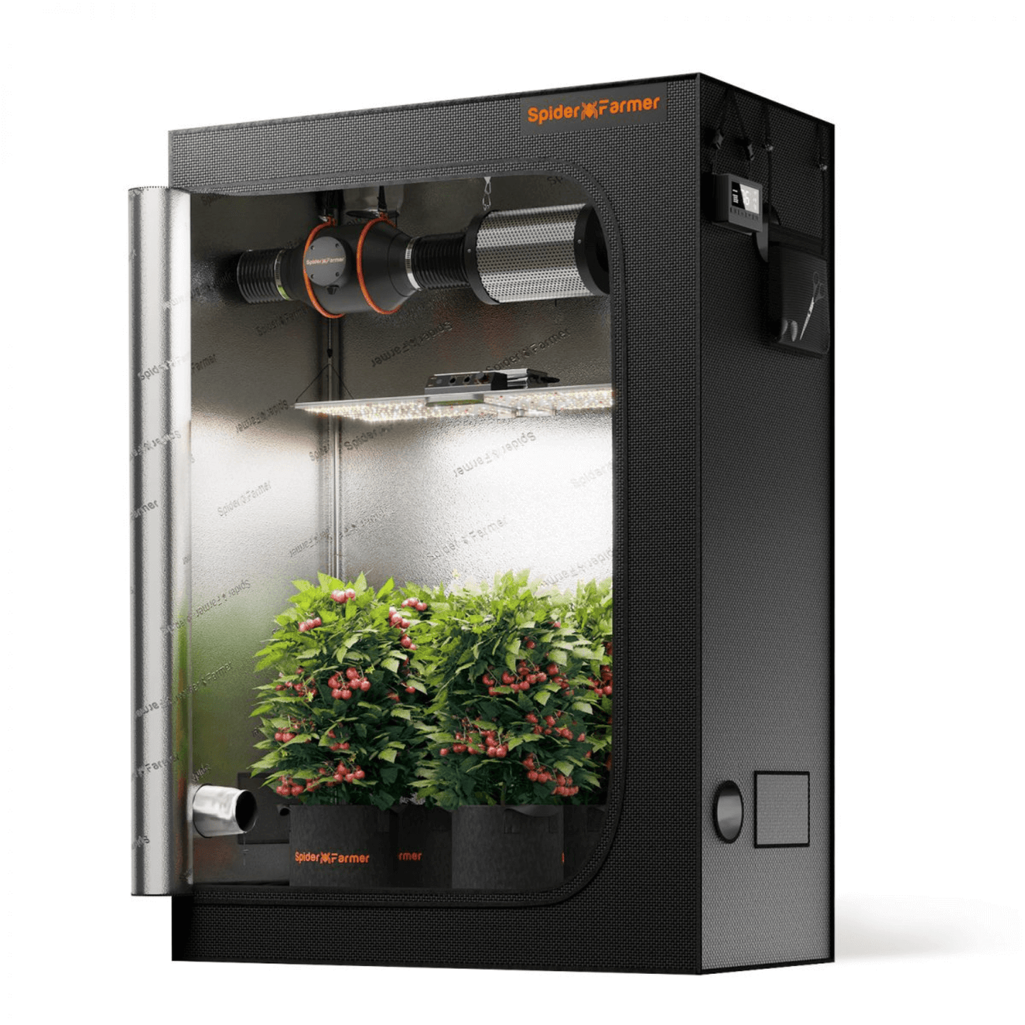 Spider Farmer 4' 8" x 2' 4" x 6' 8" (140 x 70 x 200 cm) Indoor Grow Tent