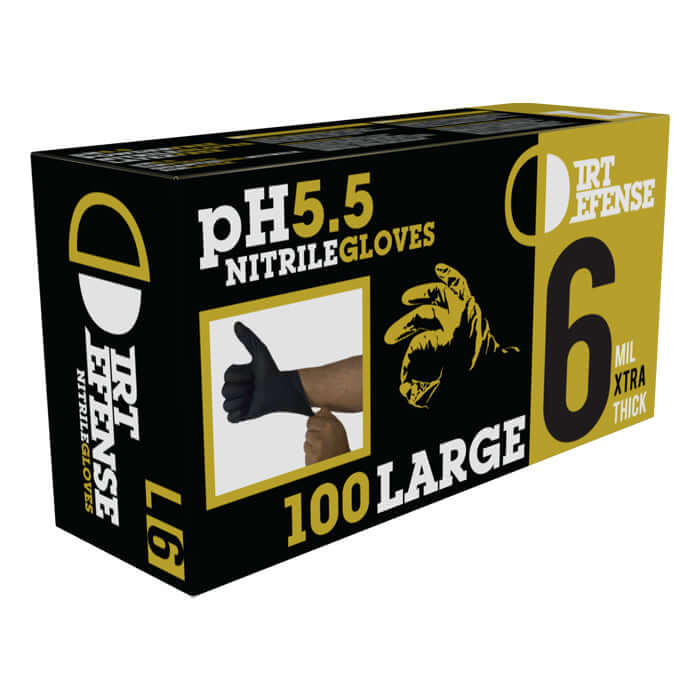 Dirt Defense 6mil Nitrile Gloves Large 100 Pack product image 2