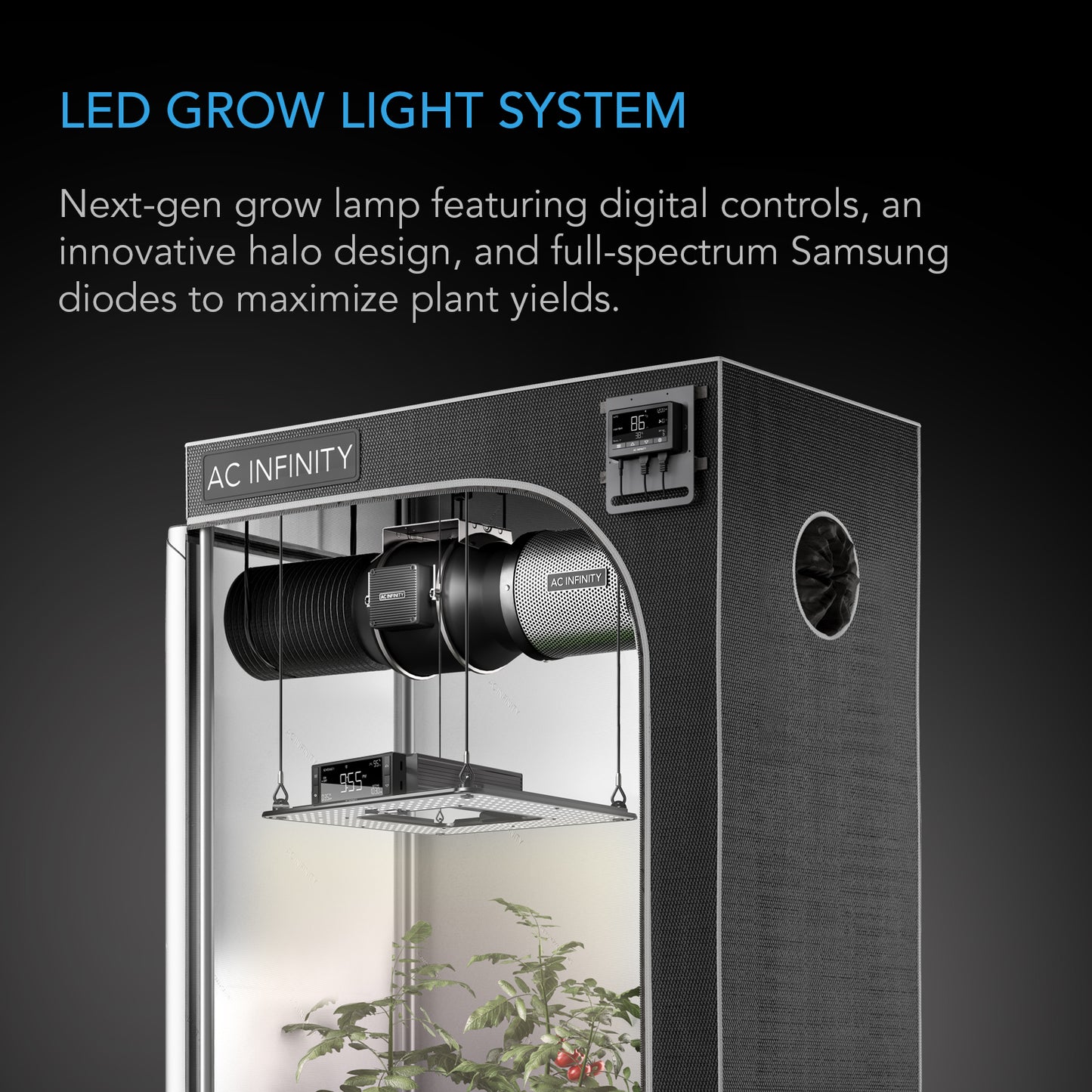 AC Infinity IONGRID T24 Full Spectrum LED Grow Light 260W Samsung product image 2