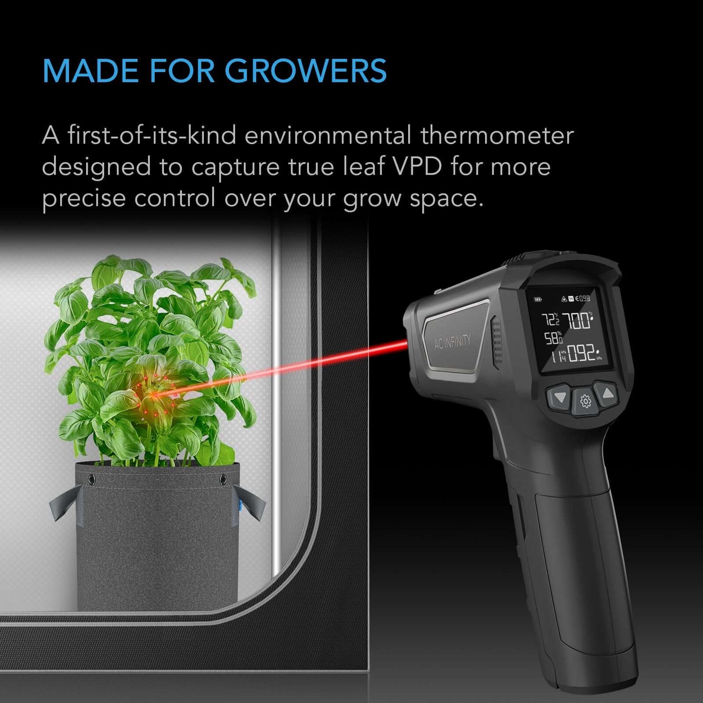 AC Infinity VPD Thermometer Handheld Environmental Monitor Captures product image 2