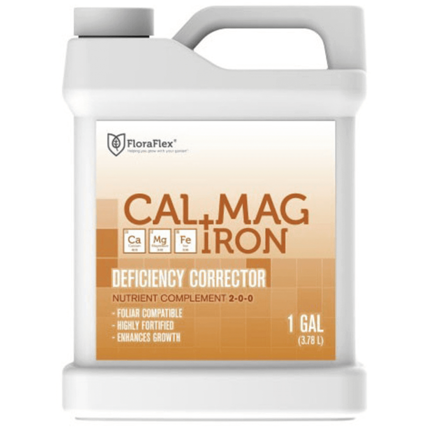 FloraFlex Cal + Mag + Iron Nutrients 1 Gallon - Deficiency Corrector for Plant Growth