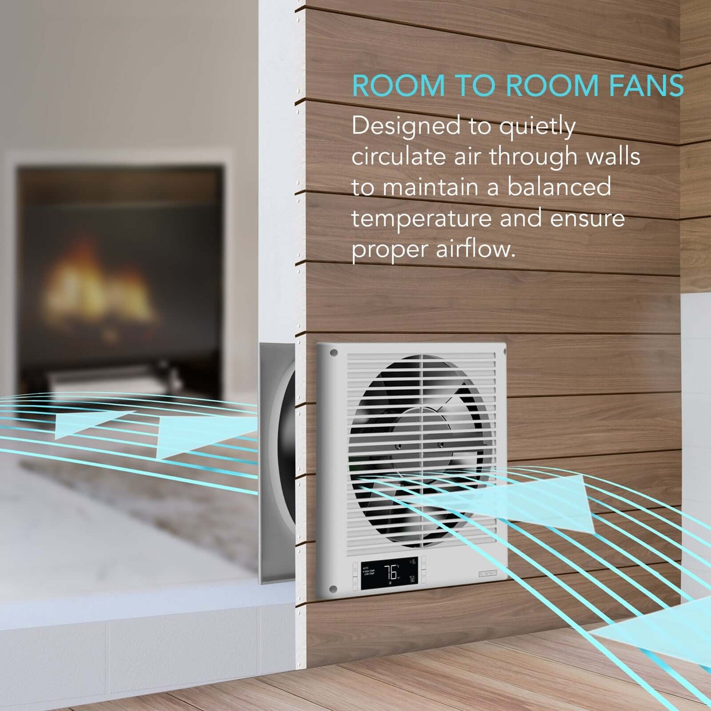 AC Infinity Room to Room Fan Two-Way Airflow Temperature Controller product image 2