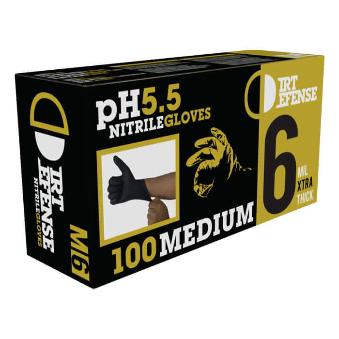 Dirt Defense 6mil Nitrile Gloves Medium 100 Pack product image 2