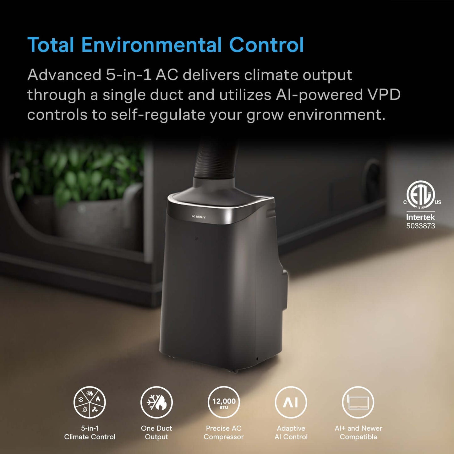 AC Infinity TERRAFORM 8 Climate Control A/C 12000 BTU product image 2