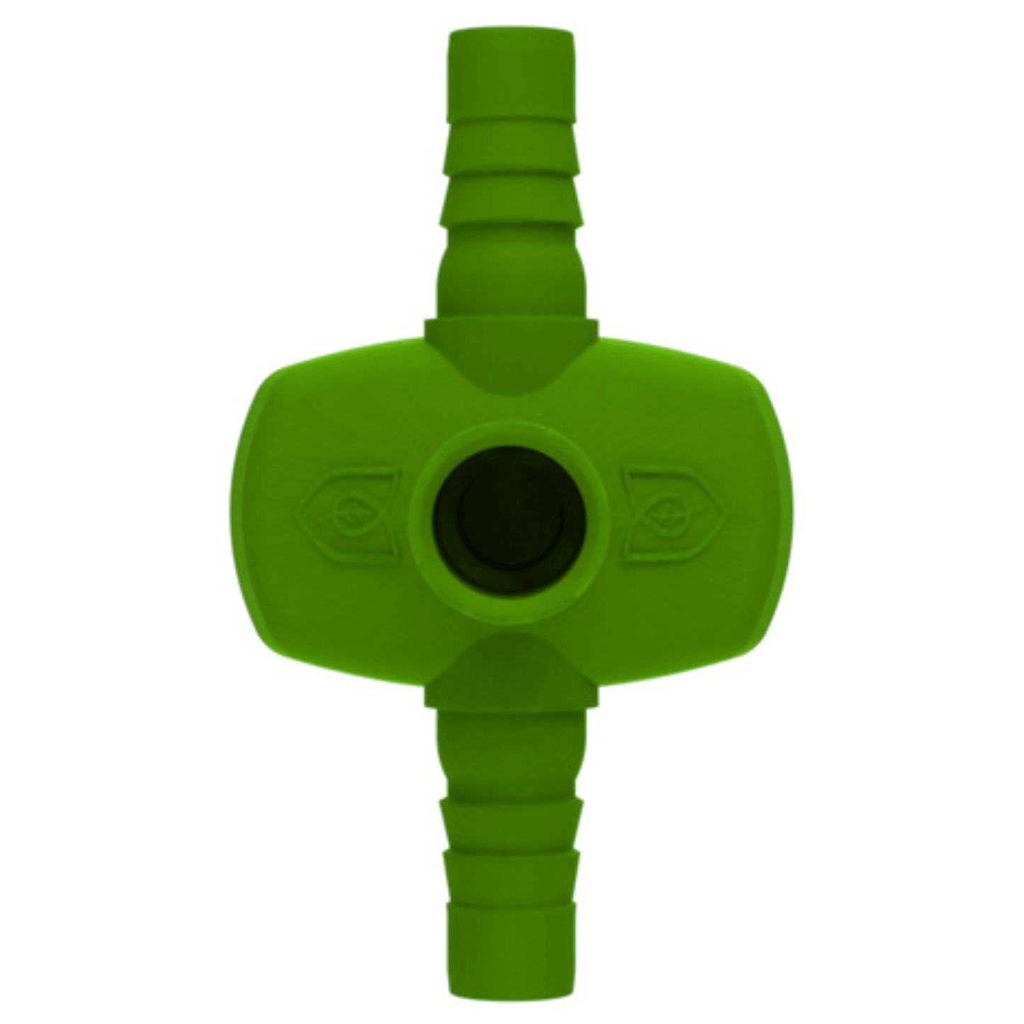 FloraFlex PotPro Platform Fitting Tee in green for efficient irrigation, available in a 12 pack at Grow Tents Depot with price match guarantee.