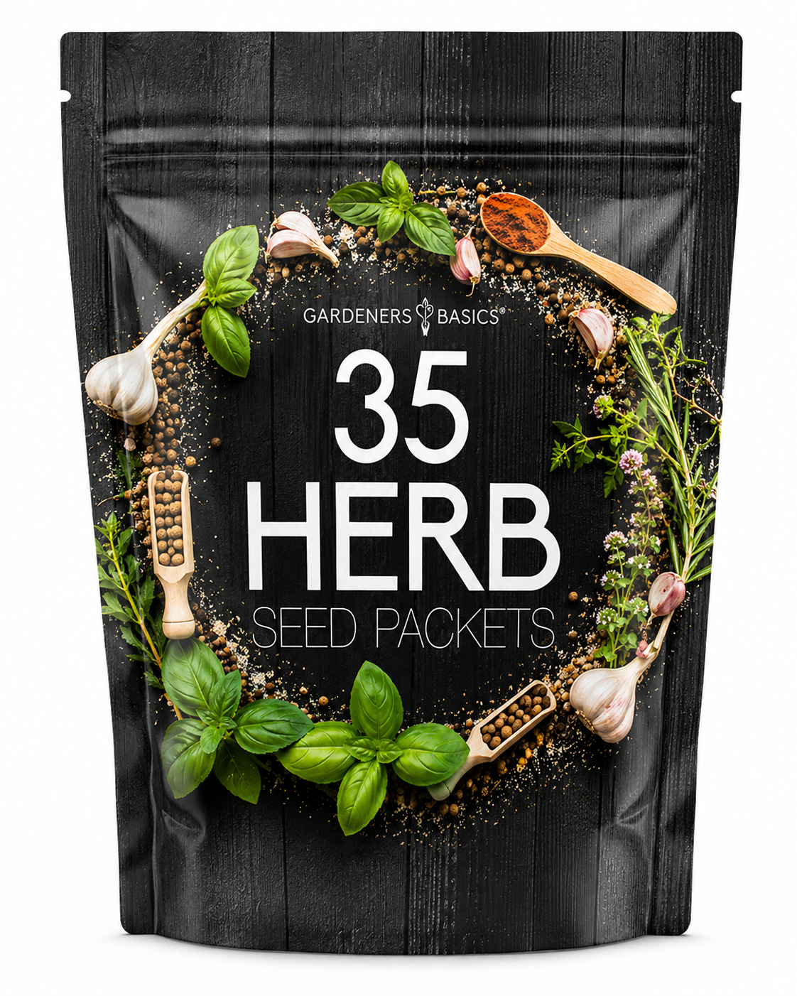 Gardeners Basics Popular Herb Seeds for Planting | 35 Variety Pack