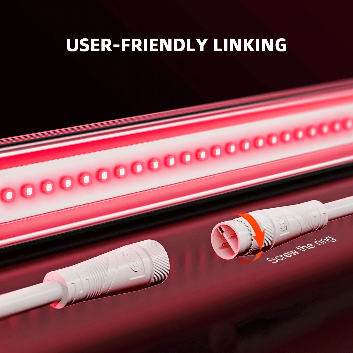 Spider Farmer IR30 LED grow light bar with user-friendly linking cable system.