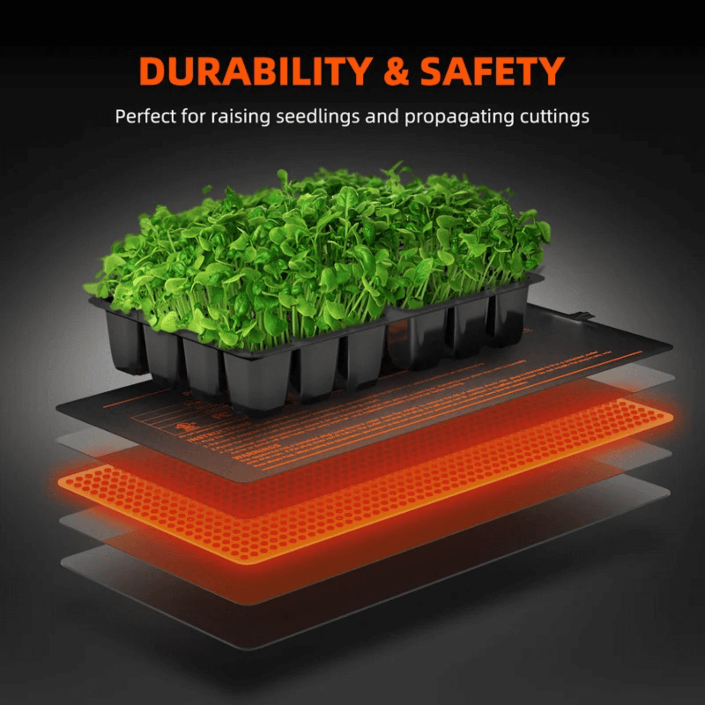 Spider Farmer 10" x 20.75" Seedling Heat Mat and Controller Set