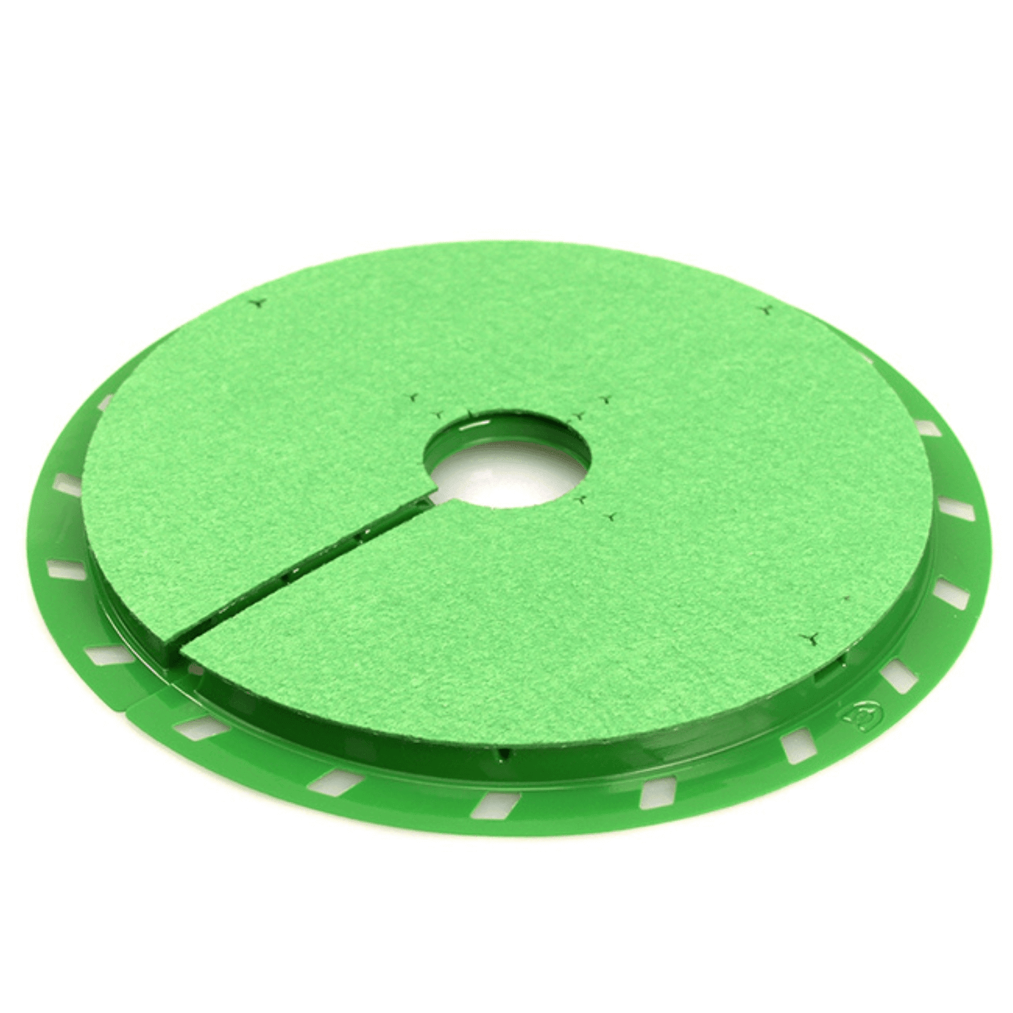 FloraFlex 12.5" Matrix Pad - 12 Pack, green circular pad for optimal plant hydration, available at Grow Tents Depot with price match guarantee.