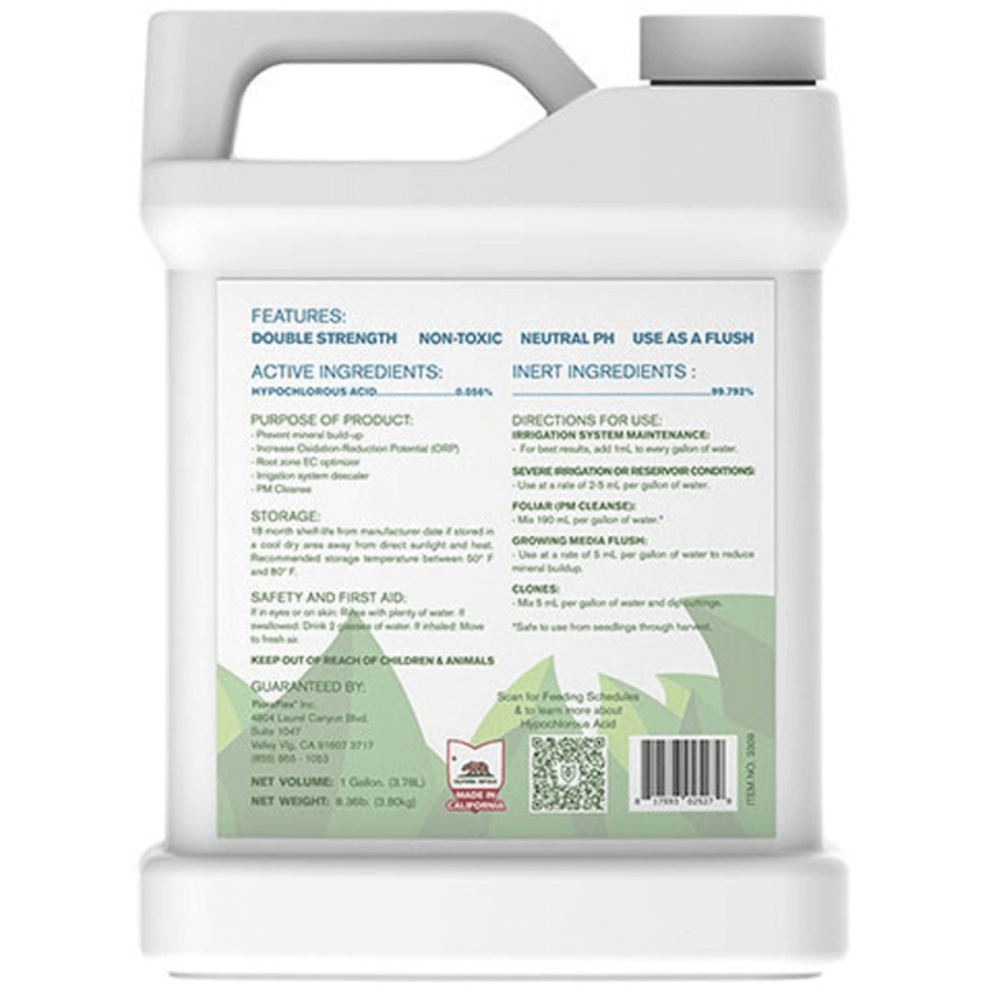 FloraFlex Root Drip Nutrients 1 Gallon bottle, double-strength irrigation and cleansing agent for healthy plant roots.